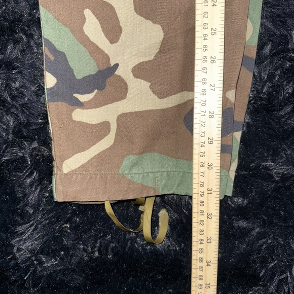 Vintage US Army Pants Mens Small Regular Woodland Camo BDU Combat Military 80s - Picture 8 of 11